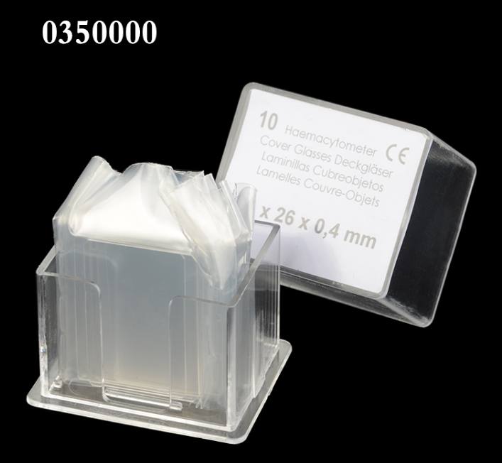 0350000，MARIENFELD 血球計數板蓋玻片20X26mm