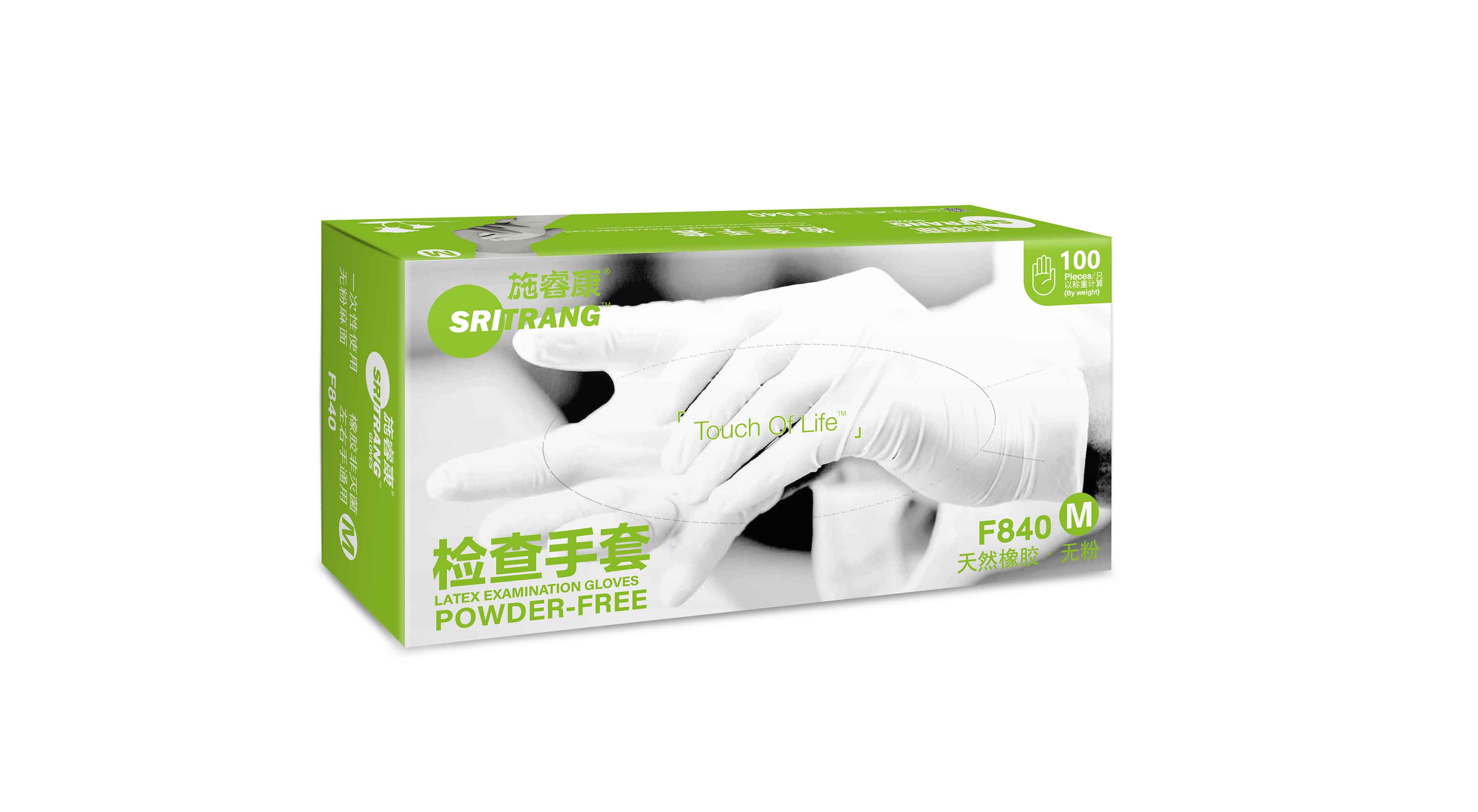 乳膠無粉檢查手套5.8g（L）