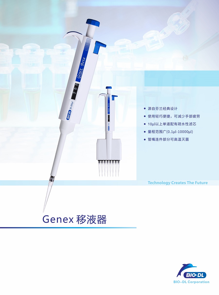 72441031，BIO-DL/寶予德，Genex系列單道手動移液器1-5ml