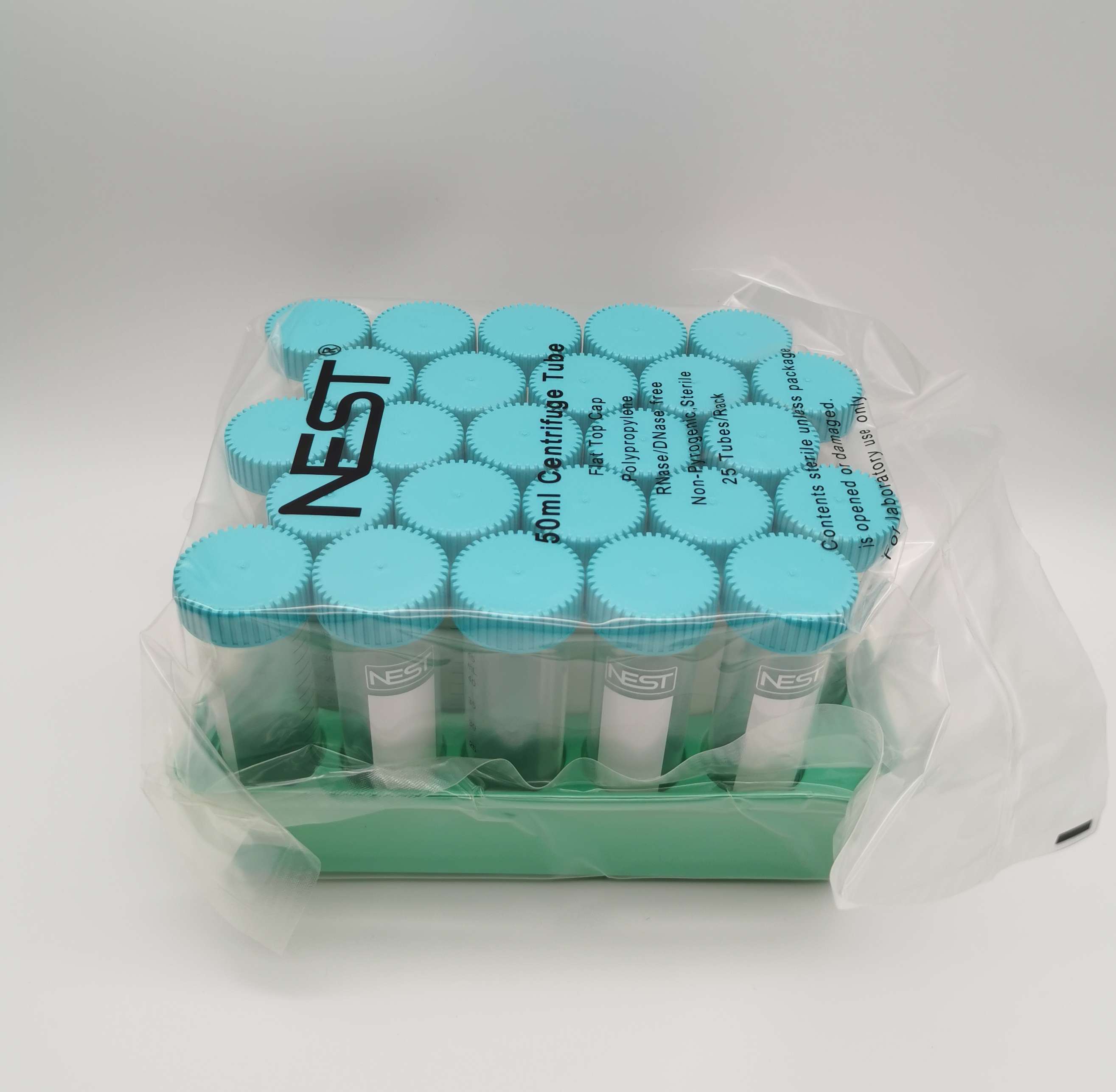 602051，50 mL 離心管，經濟型，吸塑盒裝  